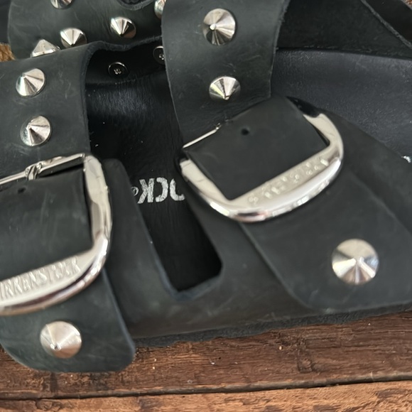 Birkenstock🖤 Arizona Big buckle studded custom sandals size 38 - Picture 5 of 15